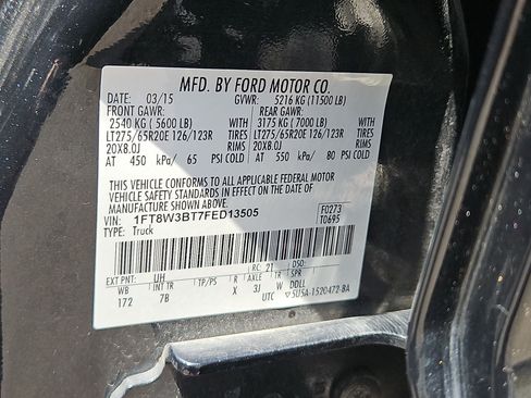 Used 2015 Ford F350 Platinum w/ FX4 Off-Road Package AWD/4WD image 32