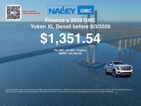New 2026 GMC Yukon XL Denali w/ Denali Reserve Package AWD/4WD image 7