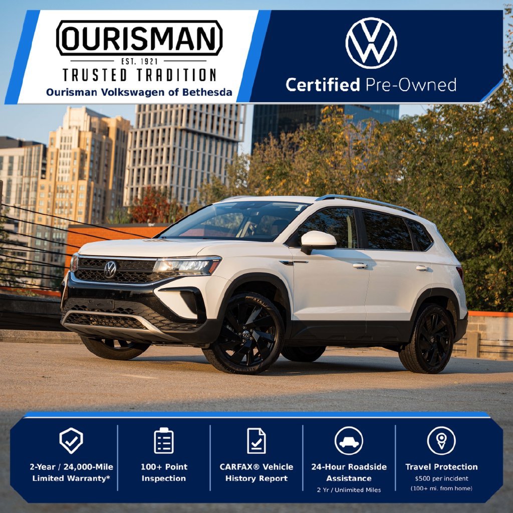 Used 2023 Volkswagen Taos SE w/ Black Wheel Package AWD/4WD image 1