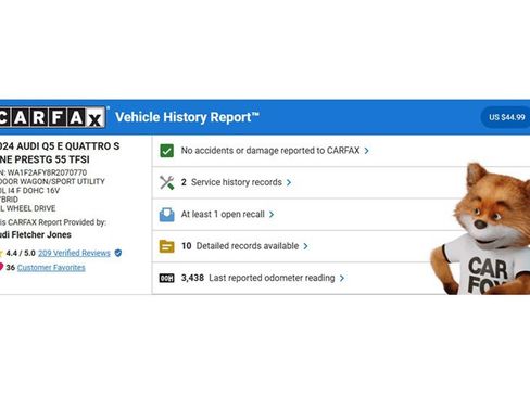 Used 2024 Audi Q5 e Prestige w/ Prestige Package image 2