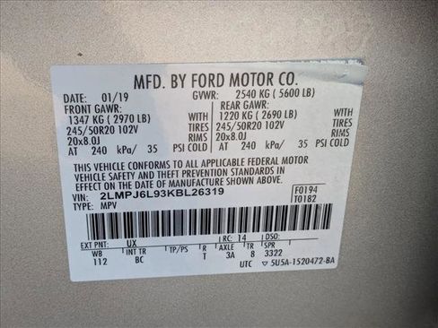 Used 2019 Lincoln Nautilus Reserve image 22