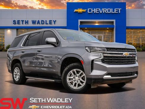 Used 2022 Chevrolet Tahoe LT w/ Luxury Package RWD image 1