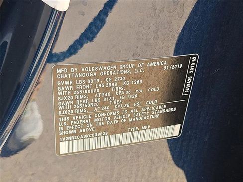 Used 2019 Volkswagen Atlas SEL Premium image 27