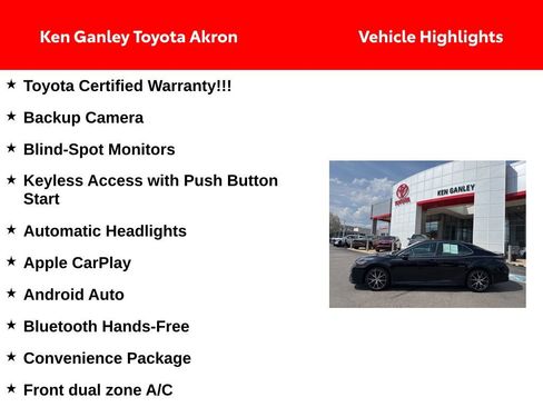Certified 2023 Toyota Camry SE w/ Convenience Package image 4