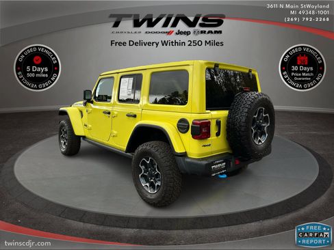 Used 2023 Jeep Wrangler Unlimited Rubicon 4xe w/ Steel Bumper Group image 6