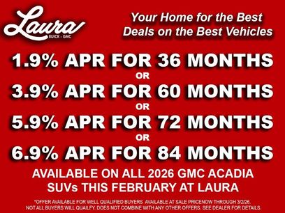 New 2026 GMC Acadia Elevation w/ Super Cruise Package