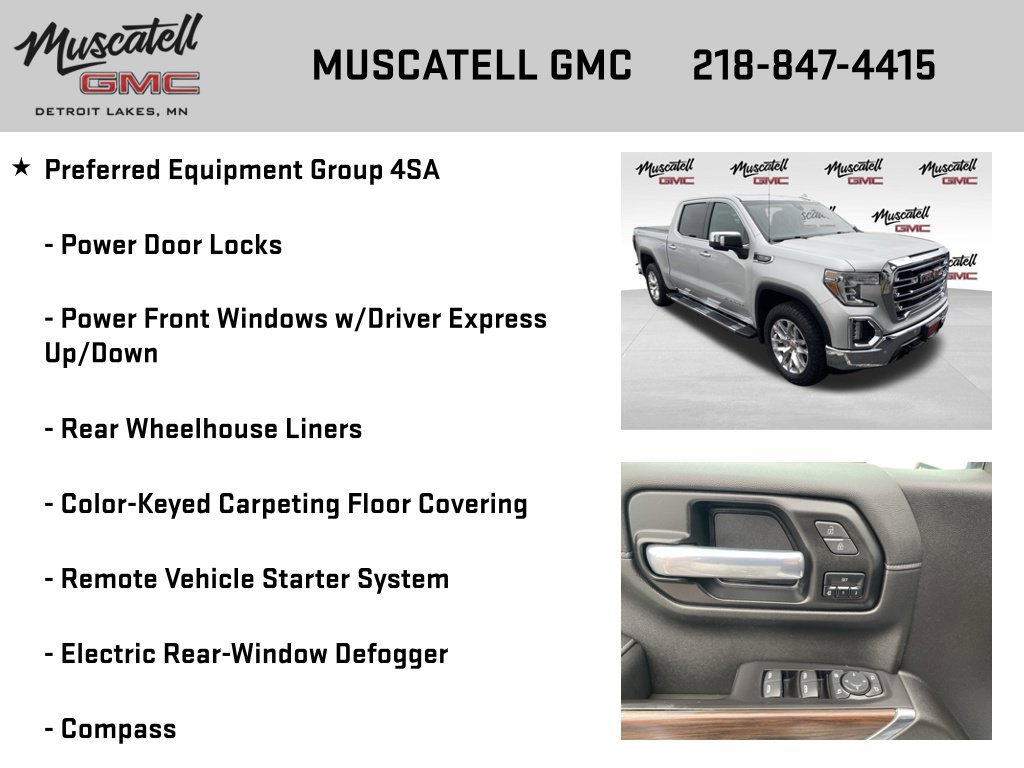 Used 2021 GMC Sierra 1500 SLT w/ SLT Premium Plus Package AWD/4WD image 12