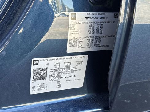 Used 2022 Chevrolet Silverado 1500 Custom w/ LPO, Dark Essentials Package image 34