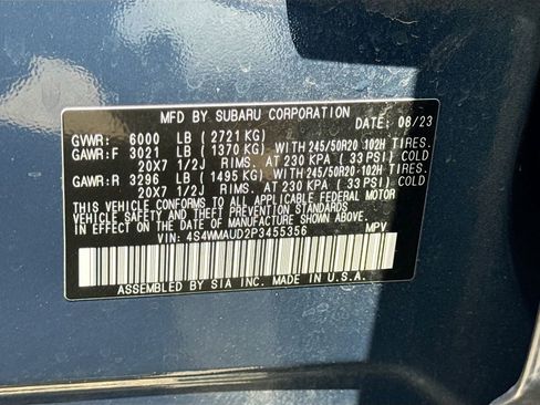 Used 2023 Subaru Ascent Limited w/ Technology Package AWD/4WD image 43