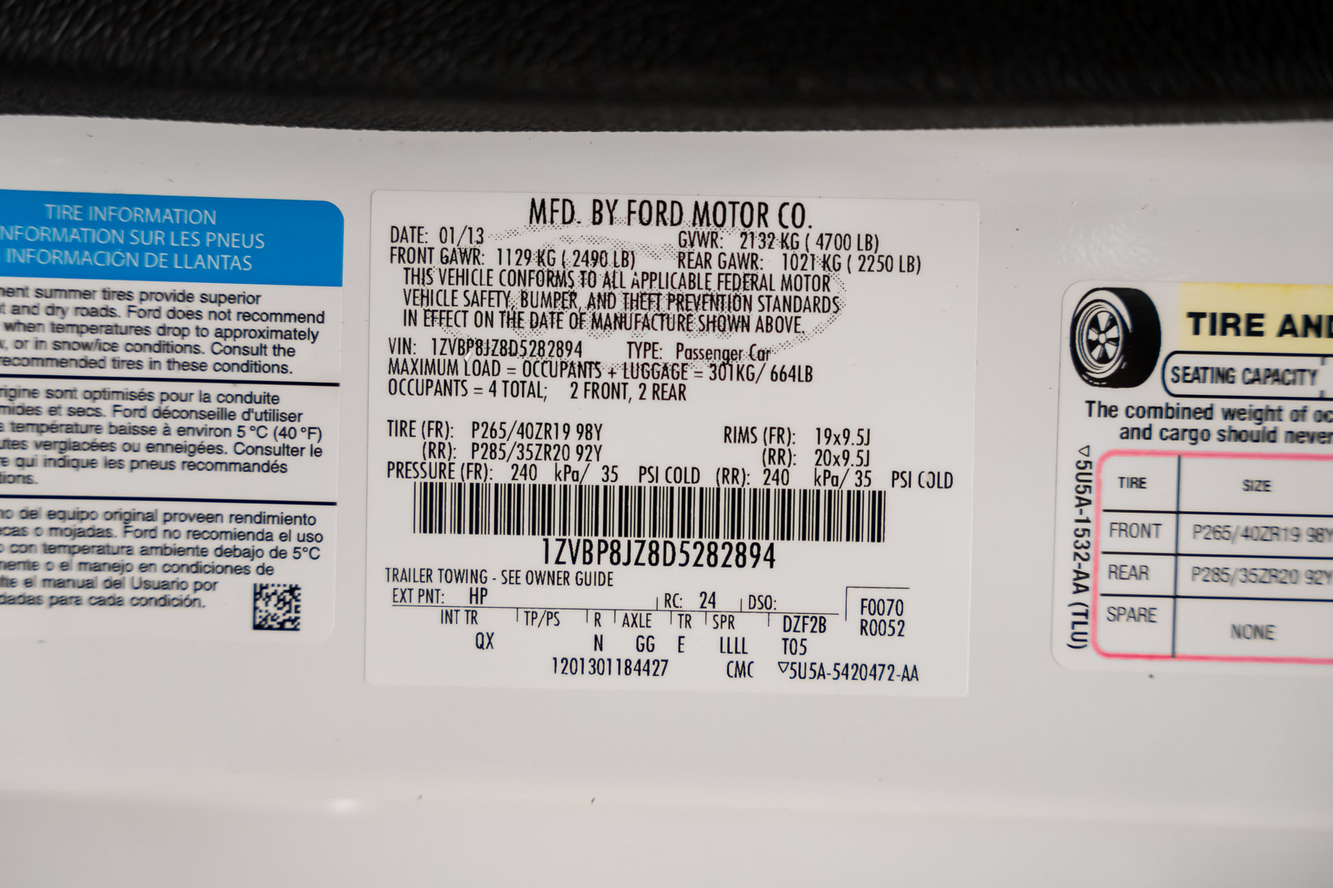 Used 2013 Ford Mustang Shelby GT500 RWD image 58