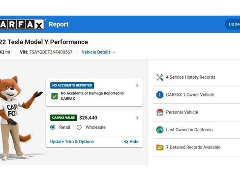 Used 2022 Tesla Model Y Performance AWD/4WD image 3