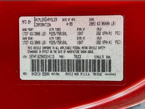 Used 1999 Dodge Ram 1500 Truck ST image 26