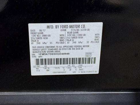 Used 2017 Ford Explorer XLT w/ Equipment Group 202A image 34