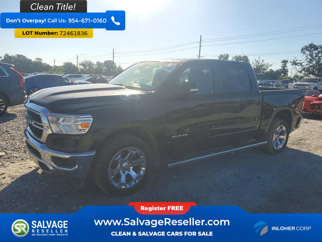 Used 2021 RAM 1500 Big Horn RWD image 1