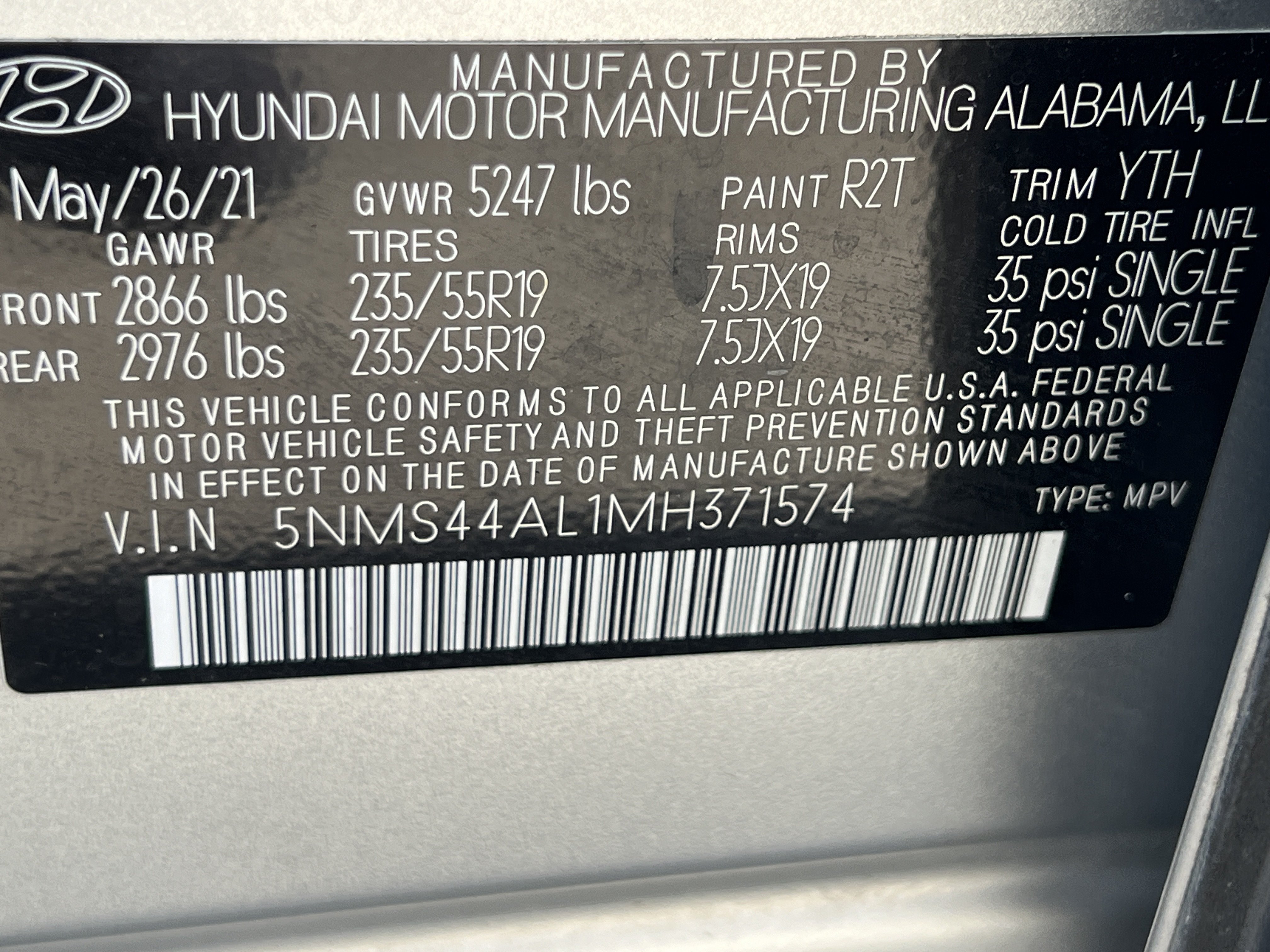Used 2021 Hyundai Santa Fe Limited FWD image 35