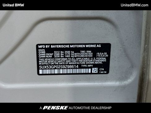 Used 2025 BMW X3 xDrive30 w/ M Sport Package AWD/4WD image 14
