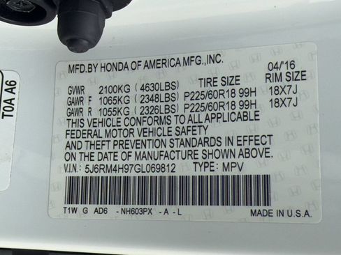 Used 2016 Honda CR-V Touring image 23