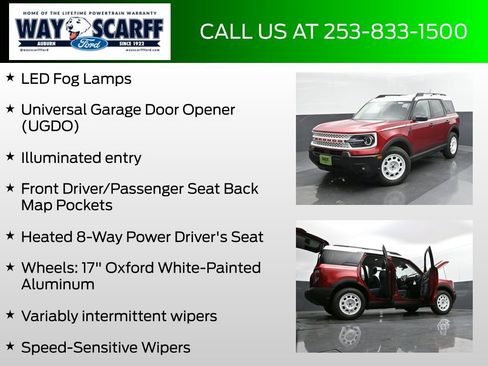 New 2025 Ford Bronco Sport Heritage w/ Convenience Package AWD/4WD image 18