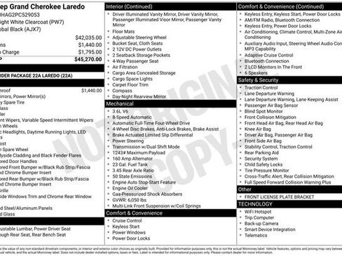 Used 2023 Jeep Grand Cherokee Laredo AWD/4WD image 34