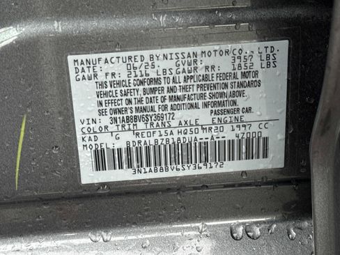 Certified 2025 Nissan Sentra S image 30