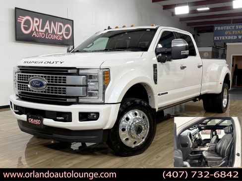 Used 2019 Ford F450 Platinum w/ Platinum Ultimate Package AWD/4WD image 1