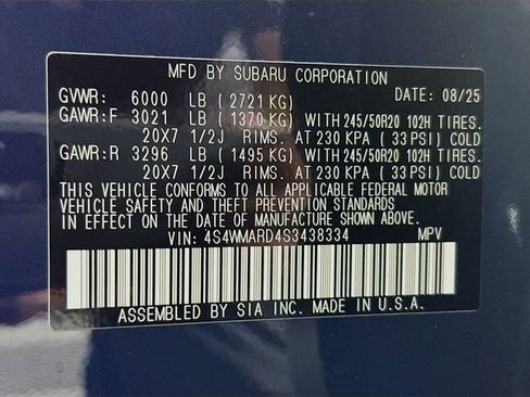 New 2025 Subaru Ascent Bronze Edition image 34