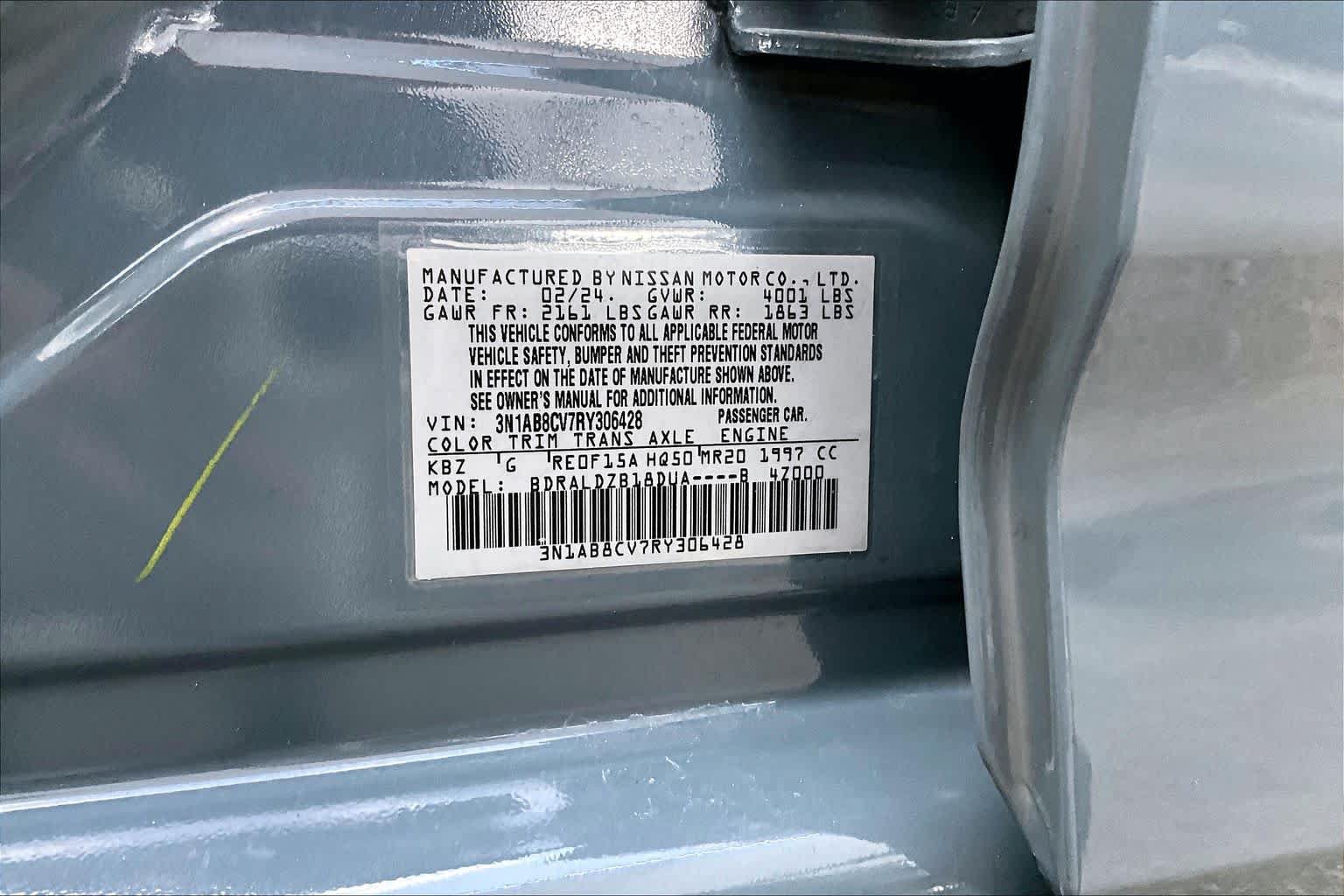 Certified 2024 Nissan Sentra SV FWD image 33