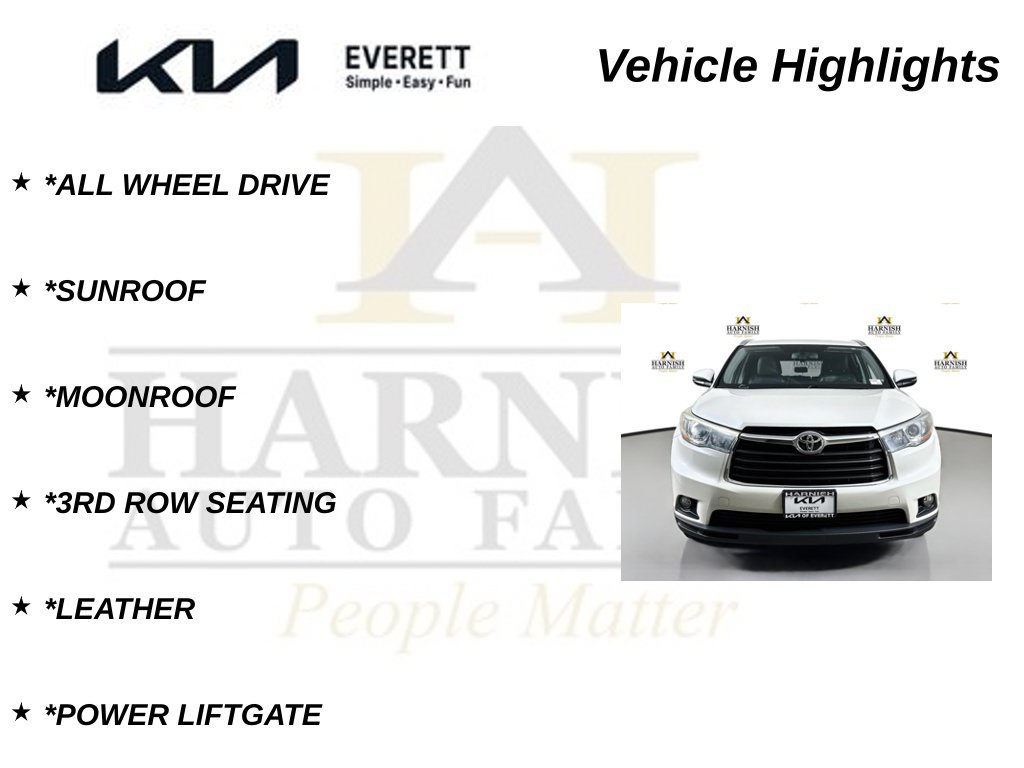Used 2015 Toyota Highlander XLE AWD/4WD image 9