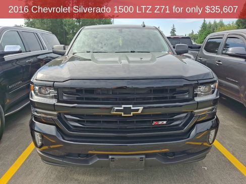 Used 2016 Chevrolet Silverado 1500 LTZ Z71 w/ LTZ Plus Package AWD/4WD image 3