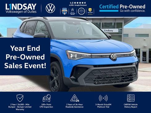 Certified 2025 Volkswagen Taos SE image 1