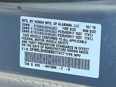 Used 2011 Honda Odyssey EX-L image 35