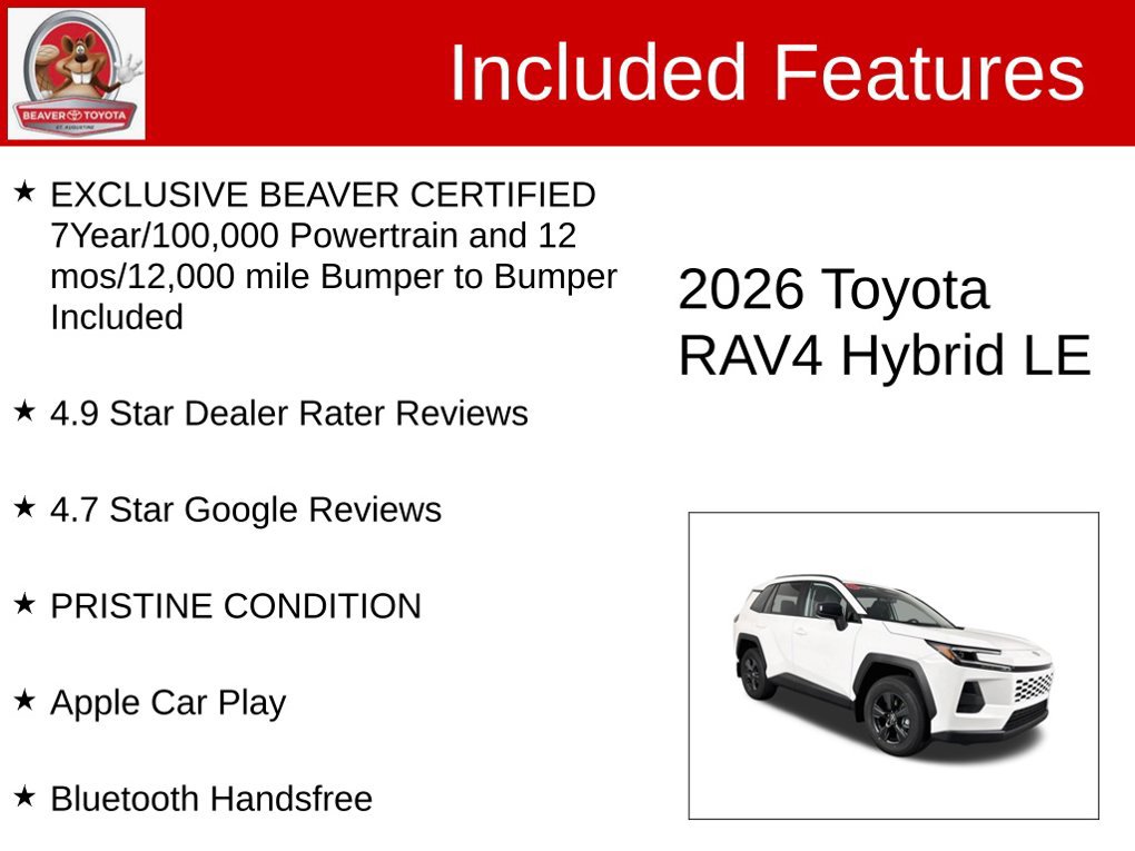 Used 2026 Toyota RAV4 LE FWD image 4