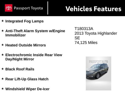 Used 2013 Toyota Highlander SE AWD/4WD image 9