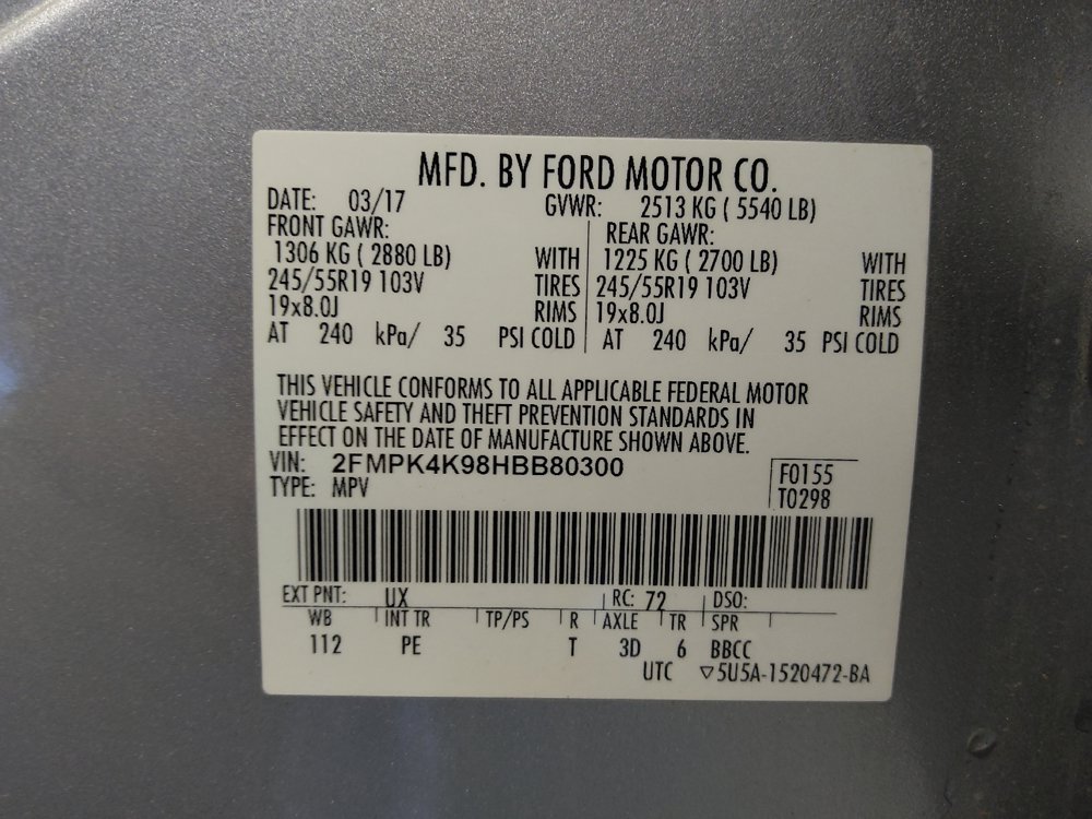 Used 2017 Ford Edge Titanium w/ Equipment Group 301A AWD/4WD image 33