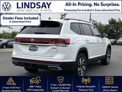 Used 2024 Volkswagen Atlas SE w/ Panoramic Sunroof Package AWD/4WD image 3