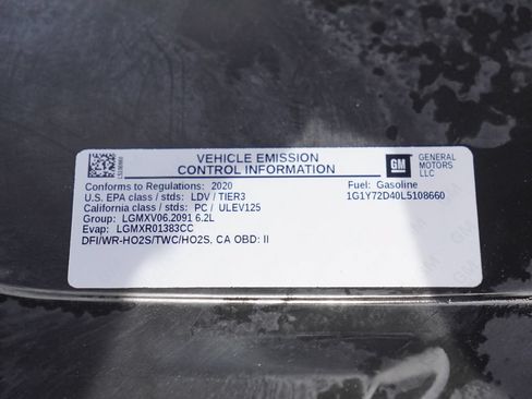 Used 2020 Chevrolet Corvette Stingray Preferred Cpe w/ 2LT Preferred Equipment Group RWD image 36
