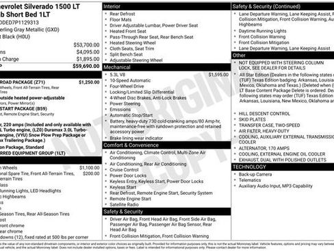 Certified 2023 Chevrolet Silverado 1500 LT w/ Z71 Off-Road Package AWD/4WD image 33