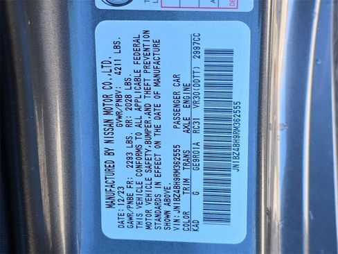 Used 2024 Nissan Z Performance w/ Floor Mat Package image 35