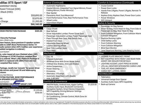 Used 2022 Cadillac XT5 Sportv image 36