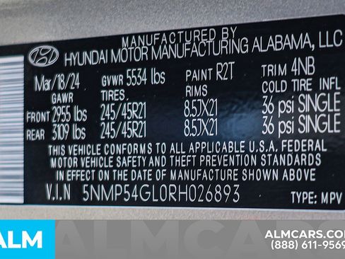 Used 2024 Hyundai Santa Fe Calligraphy image 49