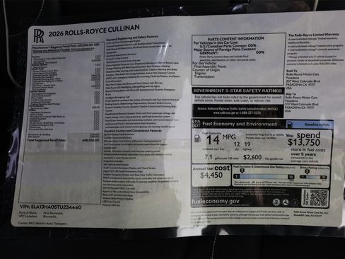 New 2026 Rolls-Royce Cullinan image 38