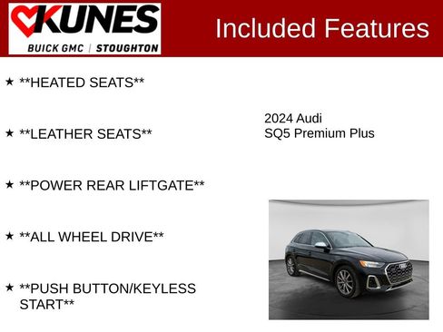 Used 2024 Audi SQ5 Premium Plus w/ Premium Plus Package AWD/4WD image 3