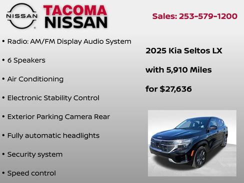 Used 2025 Kia Seltos LX image 6