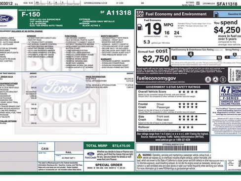 Used 2025 Ford F150 Lariat w/ Equipment Group 501A Mid AWD/4WD image 10