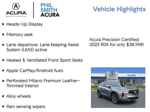 Certified 2023 Acura RDX A-Spec AWD/4WD image 5