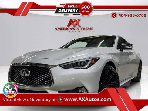 Used 2018 INFINITI Q60 Red Sport 400 w/ Sensory Package 3.0T Sport image 1