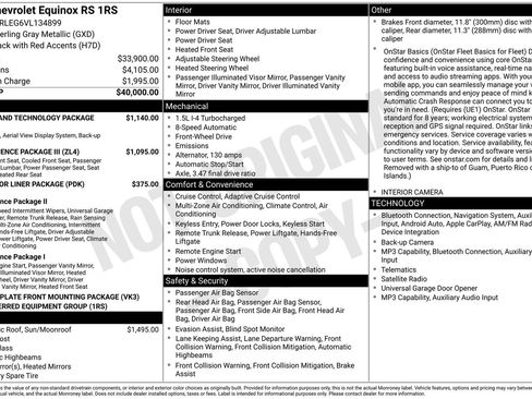 New 2027 Chevrolet Equinox RS w/ Safety and Technology Package FWD image 9