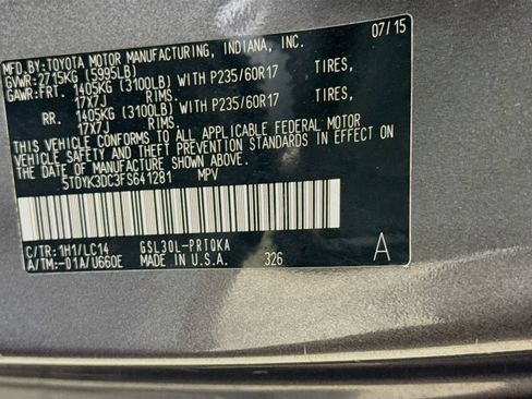Used 2015 Toyota Sienna XLE Premium FWD image 30