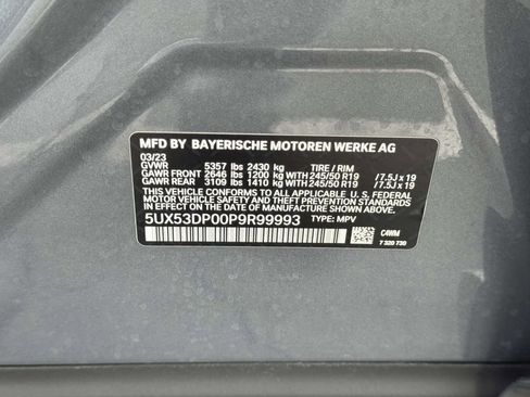 Used 2023 BMW X3 xDrive30i w/ Convenience Package AWD/4WD image 19