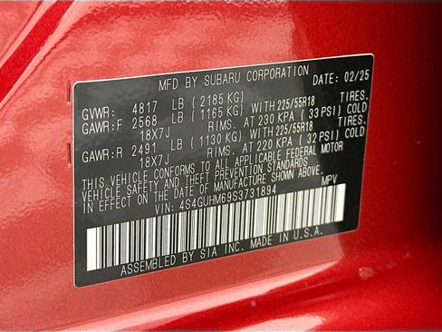 Certified 2025 Subaru Crosstrek 2.5i Limited w/ Popular Package #3A image 29